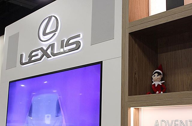 Auto decided to hang out with Lexus today! I wonder where he will be tomorrow🤔 #ftworthautoshow #autoshow #autotheelf #elfonashelf #fortworth #lexus