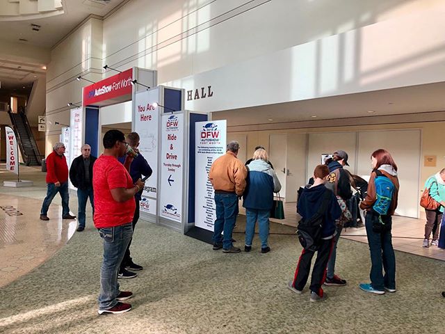 The doors are open for the final day of the #ftworthautoshow! If you haven’t been out, then what are you waiting for!? #auto #autoshow #dfw #ftworthautoshow