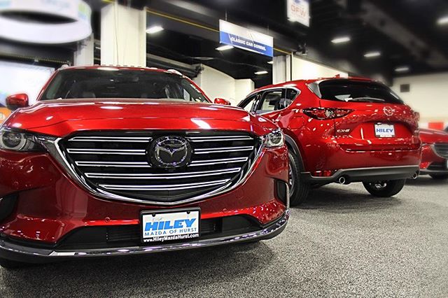 The Mazda CX-9 and CX-5 are masters of the road! Don’t miss them at the #ftworthautoshow! #mazda #autoshow #fortworth #sundayfunday