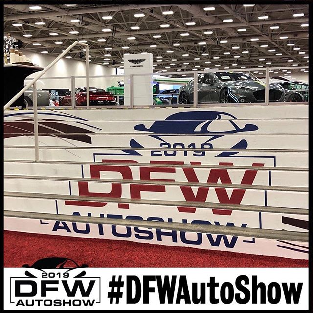 This stairway to heaven leads you right to the high-end vehicles at the #dfwautoshow!😍 What’s your favorite luxury model? #dallas #luxury #autoshow #weekendfun
