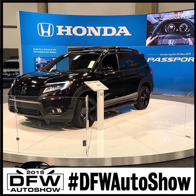 Have you seen the All-New Passport?!😯 make sure you check it out at the #dfwautoshow this weekend! #honda #dallas #autoshow #hondapassport
