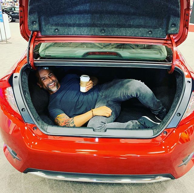 ❗️❗️REPOST❗️❗️ • • I had a Honda Civic in college and it didn’t have a trunk like this! Check out the DFW Auto Show going on this weekend at the Dallas Convention Center. We saw some beautiful cars including a $450K Rolls-Royce Phantom! #dallasautoshow #dfwautoshow @ford @chevrolet @corvette @rollsroycecarsna @gmc @porsche #autoshow #autoshow2019 #autoshopping #cars #carsofinstagram @dfwautoshow • • Thank you for sharing the love @thealanzo1971