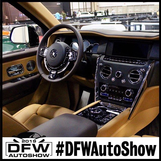 Have you ever seen the inside of a #rollsroyce? Well, now you have! Make sure you check out @parkplacetexas when you visit the #dfwautoshow! #dallas #luxury #autoshow